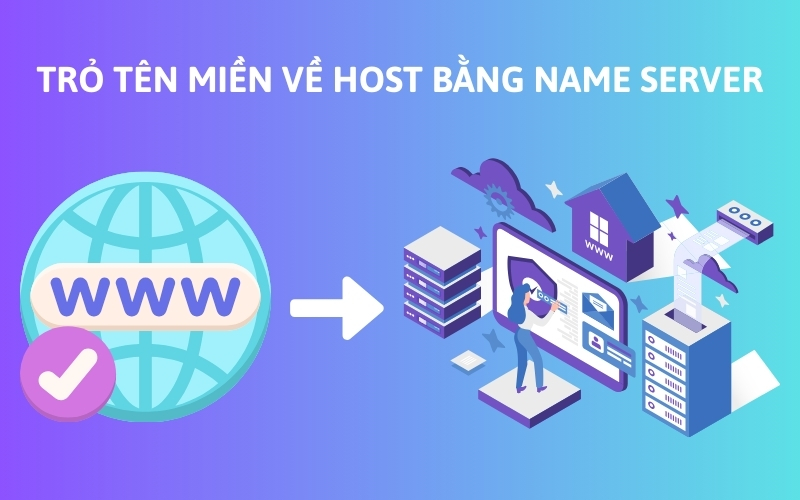 Cách trỏ tên miền về Host thông qua Name Server