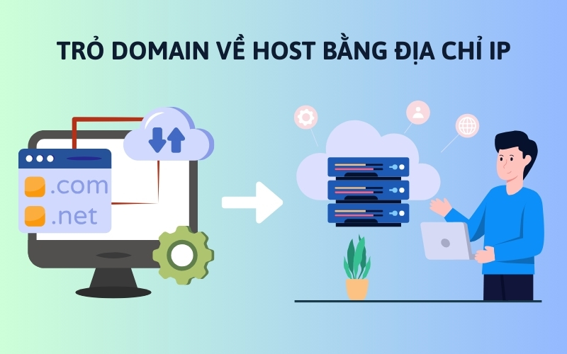 Cách trỏ Domain về Host bằng địa chỉ IP của Hosting