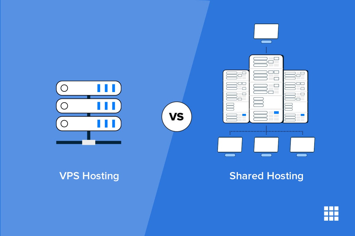 Sự khác nhau giữa Shared Hosting và VPS Hosting