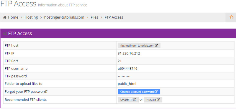 file ftp access